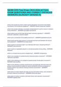 NASM CES Final Exam 2023-2024 ACTUAL  EXAM QUESTIONS AND CORRECT DETAILED  ANSWERS [ALREADY GRADED A] what is the process by which a tight muscle diminishes neural drive and inhibits  recruitment of its functional antagonist? - ANSWER-Altered reciprocal i