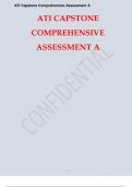 ATI CAPSTONE COMPREHENSIVE ASSESSMENT A