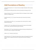 OAE Foundations of Reading 52 Questions And Answers