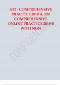 ATI COMPREHENSIVE EXIT FINAL EXAM 2019 180 QUESTIONS AND ANSWERS. RN VATI COMPREHENSIVE PREDICTOR 2019 FORM A,B & C / VATI RN COMPREHENSIVE PREDICTOR 2019 FORM A,B, & C EACH FORM CONTAINS 180 QUESTIONS AND ANSWERS LATEST UPDATE FORM A