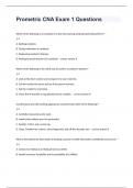 Prometric CNA Exam 1 Questions with answers rated A+