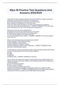 Nfpa 99 Practice Test Questions And  Answers 2024/2025