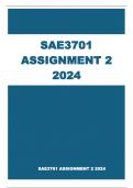 SAE3701 ASSIGNMENT 2  ANSWERS 2024