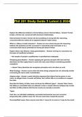 Phil 201 Study Guide 5 Latest @ 2024