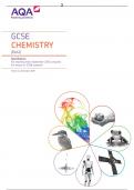 AQA-8462-SP-2016/ GCSE CHEMISTRY (8462)