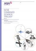 GCSE COMBINED SCIENCE: TRILOGY (8464) Specification