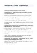 Anatomical Chapter 1-Foundations Kinesiology - answer-study of motion or human movement Anatomic Kinesiology - answer-study of human musculoskeletal system and musculotendinous system Biomechanics - answer-application of mechanical physics to human motion