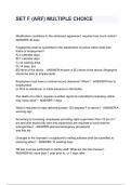 SET F (ARF) MULTIPLE CHOICE Modification conditions to the admission agreement, requires how much notice? - ANSWER-30 days Fingerprints shall be submitted to the department of justice within what time frame of employment? A) 4 calendar days. B) 7 calendar