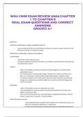 WGU C836 EXAM REVIEW 2024 CHAPTER  1 TO CHAPTER 6  REAL EXAM QUESTIONS AND CORRECT  ANSWERS  GRADED A+