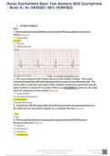 Relias Dysrhythmia Basic Test Answers 2023 Dysrhythmia – Basic A ( A+ GRADED 100% VERIFIED)