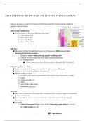 EXAM 2 MED SURG REVIEW FLUID AND ELECTROLYTE MANAGEMENT