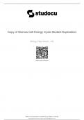 Copy of Gizmos Cell Energy Cycle Student Exploration