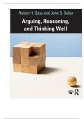 Test Bank For Arguing, Reasoning, and Thinking Well, 1st Edition By Robert Gass