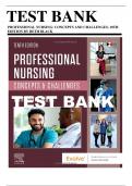 Test bank for professional nursing:concepts and challenges 10th edition/clinical nursing skills and techniques10th edition/fundamentals of nursing:active learning for collaborative practice 3rd edition/Wong's nursing care of infants and children 12th edi