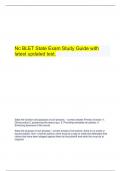   Nc BLET State Exam Study Guide with latest updated test.