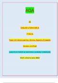 AQA AS ENGLISH LITERATURE B 7716/1A Paper 1A Literary genres: Drama: AQA QUESTION PAPER & MARKING SCHEME/ [MERGED] Marking scheme June 2023Aspects of tragedy Version: 1.0 Final IB/G/Jun23/E8 7716/1A