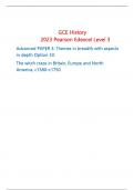 merge questions and mark scheme 2023 Pearson Edexcel Level 3 Advanced PAPER 3: Themes in breadth with aspects in depth Option 33: The witch craze in Britain, Europe and North America, c1580–c1750