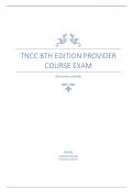 TNCC 8th Edition Provider Course Exam