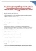 Test Bank For Maternal Child Nursing Care 7th Edition by Shannon E. Perry, Marilyn J. Hockenberry, Mary Catherine Cashion Chapter 1-50 Complete .Latest updated 2023, MARJORIE KELLY COWAN, HEIDI SMITH