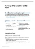 Samenvatting Psychopathologie 2023/2024 UU - Alle literatuur (HS 7 tm 12 + HS 14) Klinische psychologie: Diagnostiek en Behandeling. 3e editie. 