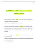 NURS 629 Exam 4 Questions And  Answers GRADED A 2024