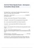 Civil Air Patrol Spaatz Exam - Aerospace Cumulative Study Guide