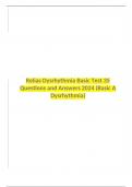 Relias Dysrhythmia Basic Test 35 Questions and Answers 2024 (Basic A Dysrhythmia)