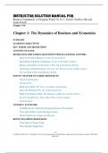 Instructor Solution Manual For  Business Foundations A Changing World 13e O. C. Ferrell, Geoffrey Hirt and  Linda Ferrell Chapter 1-16