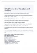 LI -LE Course Exam Questions and Answers -Graded A