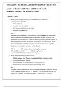 Maternal Child Nursing 5th Edition by McKinney- ISBN- 978-0323401708 TEST BANK  Chapter 53: Psychosocial Problems in Children and Families Verified 2024 Practice Questions and 100% Correct Answers with Explanations for Exam Preparation, Graded A+