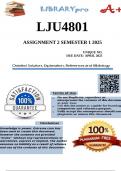 LJU4801 Assignment 2 (COMPLETE ANSWERS) Semester 1 2025 - DUE April 2025