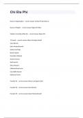 Chi Eta Phi question and answers graded A+