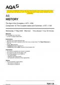 GCE English Literature H072/01: Shakespeare and poetry pre-1900 AS Level