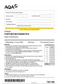 GCE Film Studies H410/02: Critical approaches to film A Level Question Paper & Mark Scheme (Merged)