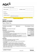 GCE Further Mathematics A Y534/01: Discrete Mathematics AS Level Question Paper & Mark Scheme (Merged)