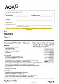 GCE Further Mathematics A Y541/01: Pure Core 2 A Level Question Paper & Mark Scheme (Merged)