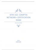 ISTM 310 - CompTIA Network+ Certification Exam