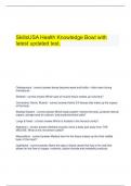  SkillsUSA Health Knowledge Bowl with latest updated test.