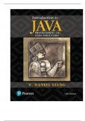 Solution Manual for Introduction to Java Programming and Data Structures, Comprehensive Version, 11th Edition By Daniel Liang