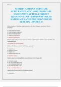 NORTH CAROLINA MEDICARE  SUPPLEMENT AND LONG TERM CARE  EXAMS WITH ACTUAL CORRECT  QUESTIONS AND VERIFIED DETAILED  RATIONALES ANSWERS 2024 (NEWEST)  ALREADY GRADED A+