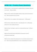 AFSB 153 - Practice Exam Questions