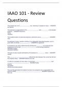 IAAO 101 - Review  Questions