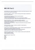 MIE 305 Test 2 Questions and Answers 2024