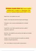 KPEERI EXAM PREP #3 Latest Update verified and ( Graded A+) Questions And Answers Updated Quaranteed 100% Score