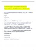 Divemaster Final Exam Test  Questions And Correct Answers