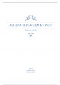 ASU math placement prep