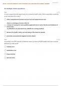 NR-436: | NR 436 RN COMMUNITY HEALTH NURSING TRIAL EXAM 2 QUESTIONS WITH CORRECT ANSWERS