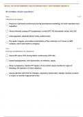 NR-436: | NR 436 RN COMMUNITY HEALTH NURSING FINAL EXAM WITH ANSWERS| GRADED A+