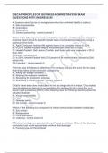 DECA-PRINCIPLES OF BUSINESS ADMINISTRATION EXAM QUESTIONS WITH ANSWERS #5