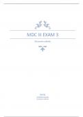 MDC III Exam 3